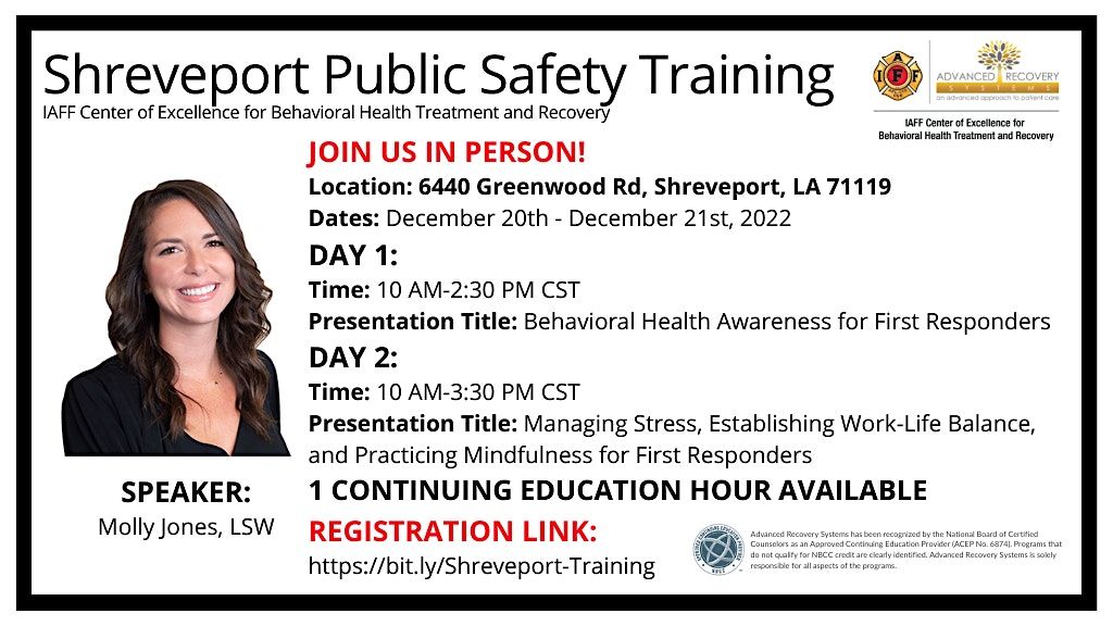 Shreveport Public Safety Training, Shreveport Police Academy, December