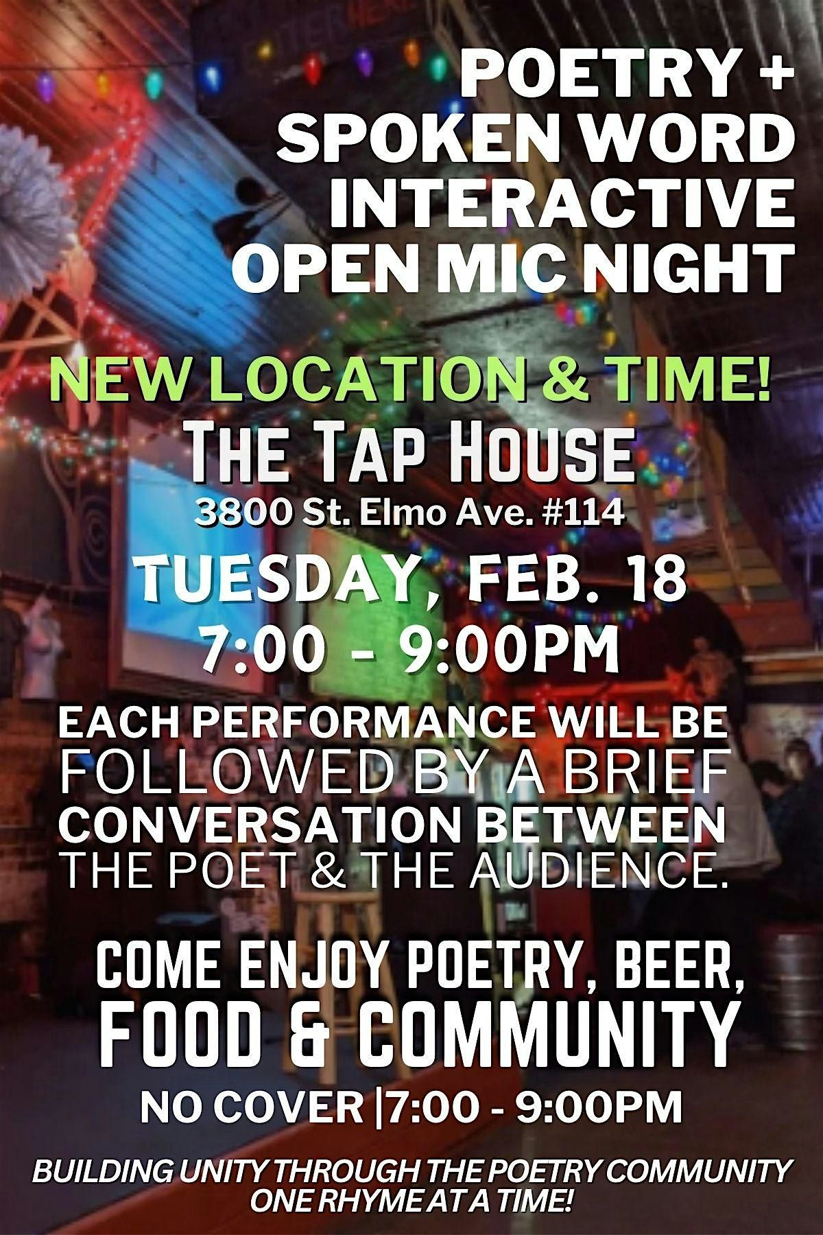 Interactive Poetry & Spoken Word Open Mic with the Wandering Poetry Circle | Event in Chattanooga | AllEvents
