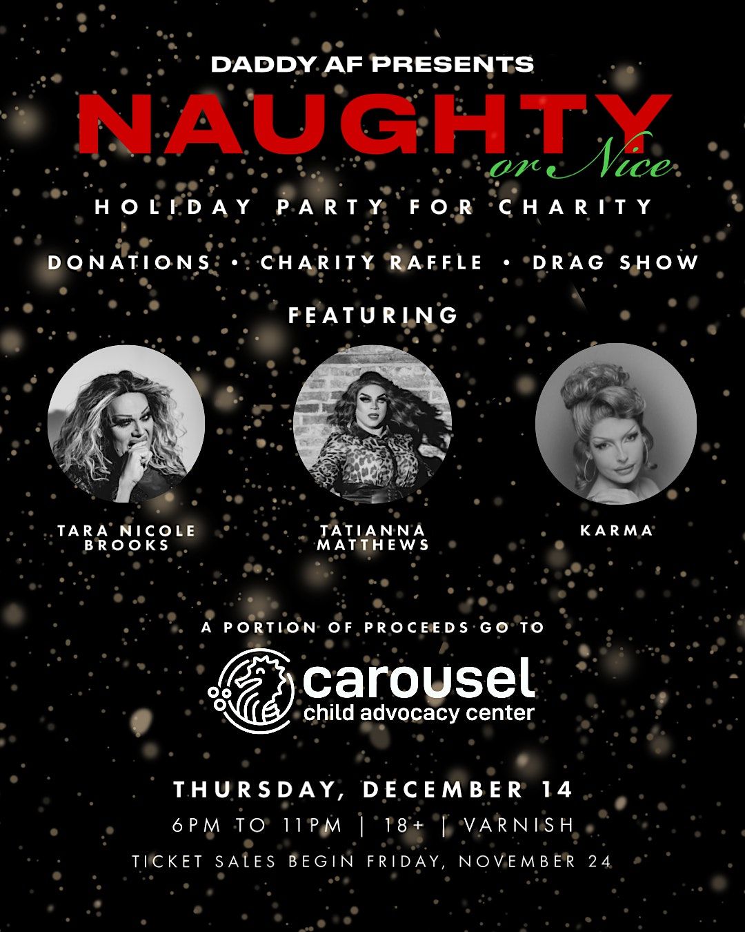 Daddy AF Presents the Naughty or Nice Holiday Party for Charity
