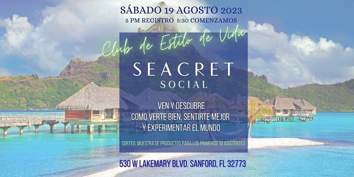 Seacret Social, 530 W Lake Mary Blvd, Sanford, August 19 2023