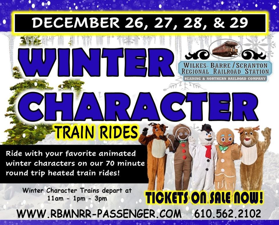 Winter Character Train Rides in Pittston, 718 North Main Street ...