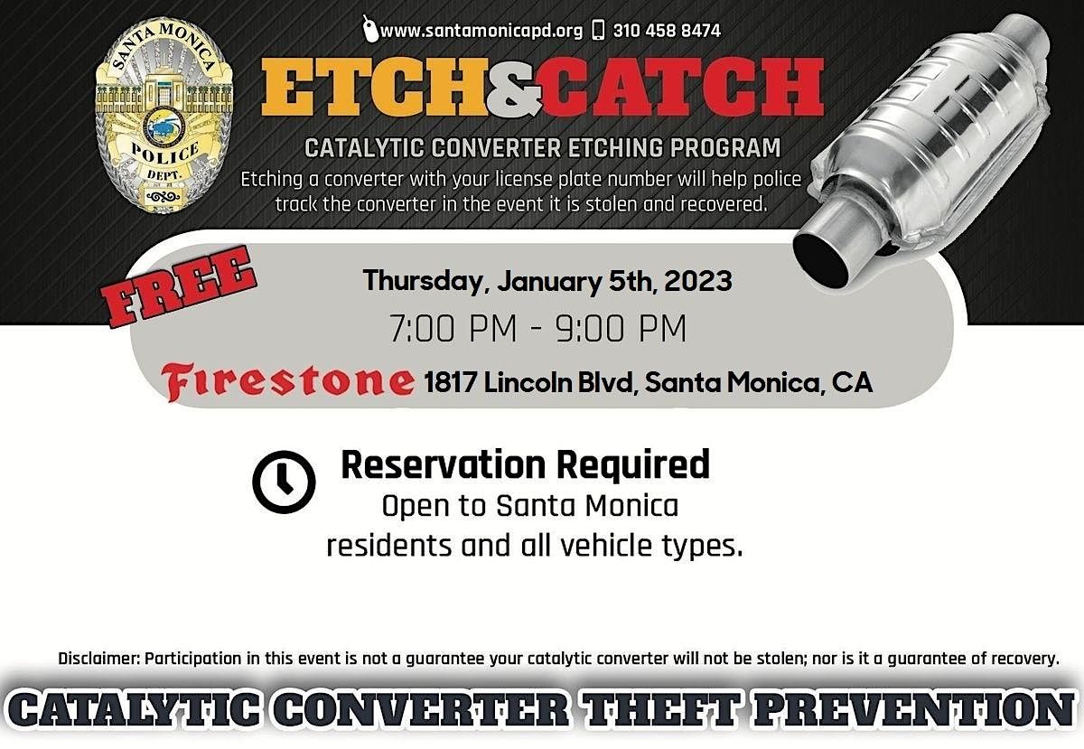 Santa Monica Catalytic Converter Theft Prevention Etch Catch santa-monica-catalytic-converter-theft-prevention-etch-catch
