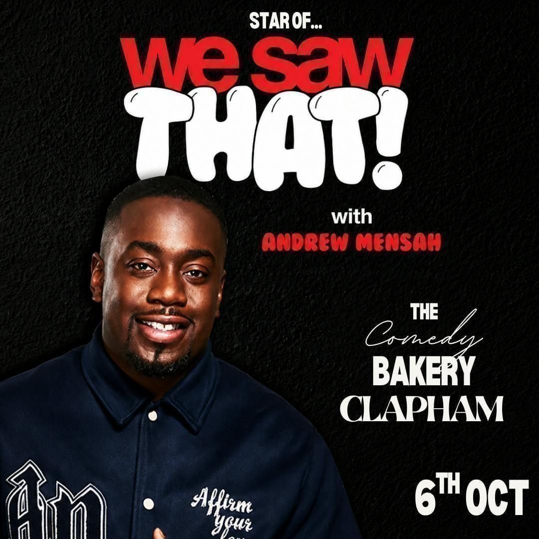 ANDREW MENSAH: The Comedy Bakery – Things to Do in London | AllEvents