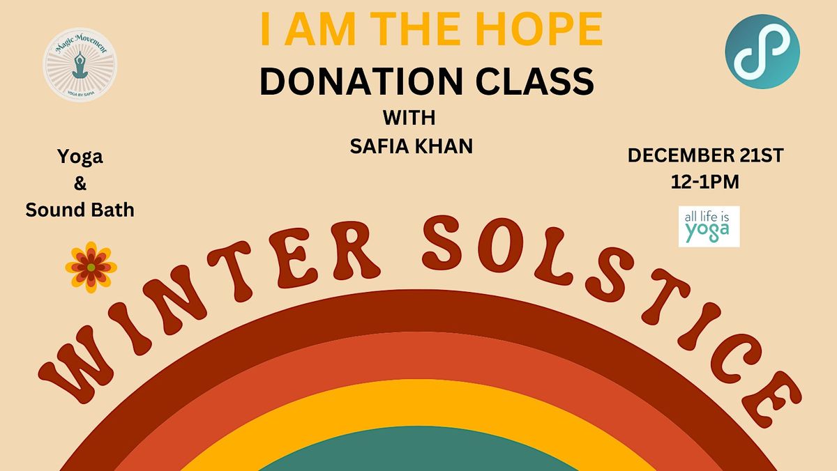 Winter Solstice Yoga Flow, All Life is Yoga, Atlanta, 21 December 2023
