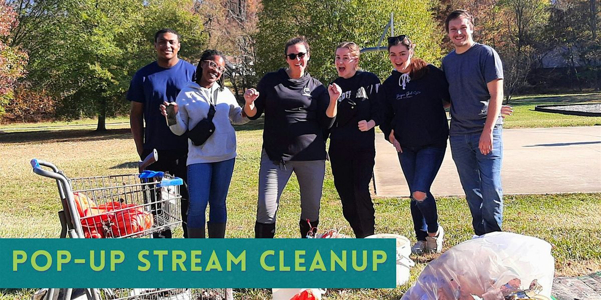 Hillsdale Park Stream Cleanup Plastic Free July!, Hillsdale Park