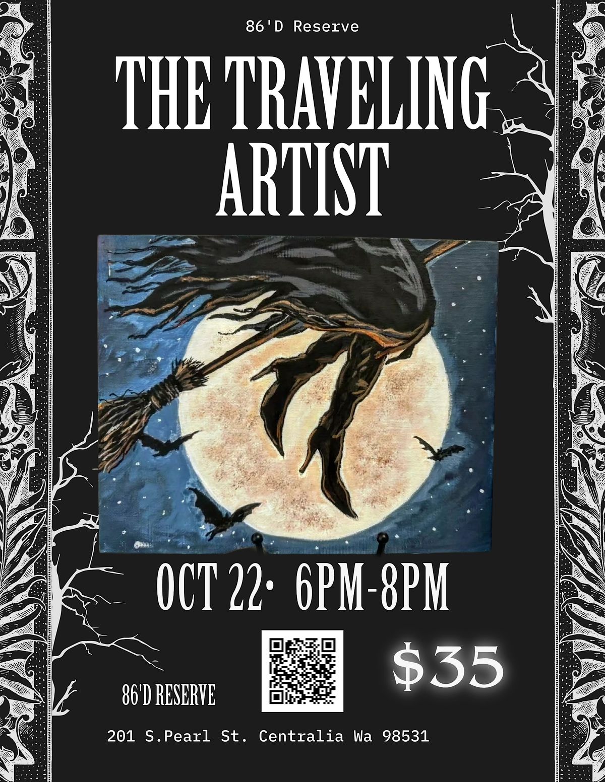 Paint and SIp 86D Reserve, 86'd Reserve, Centralia, 22 October 2026 ...