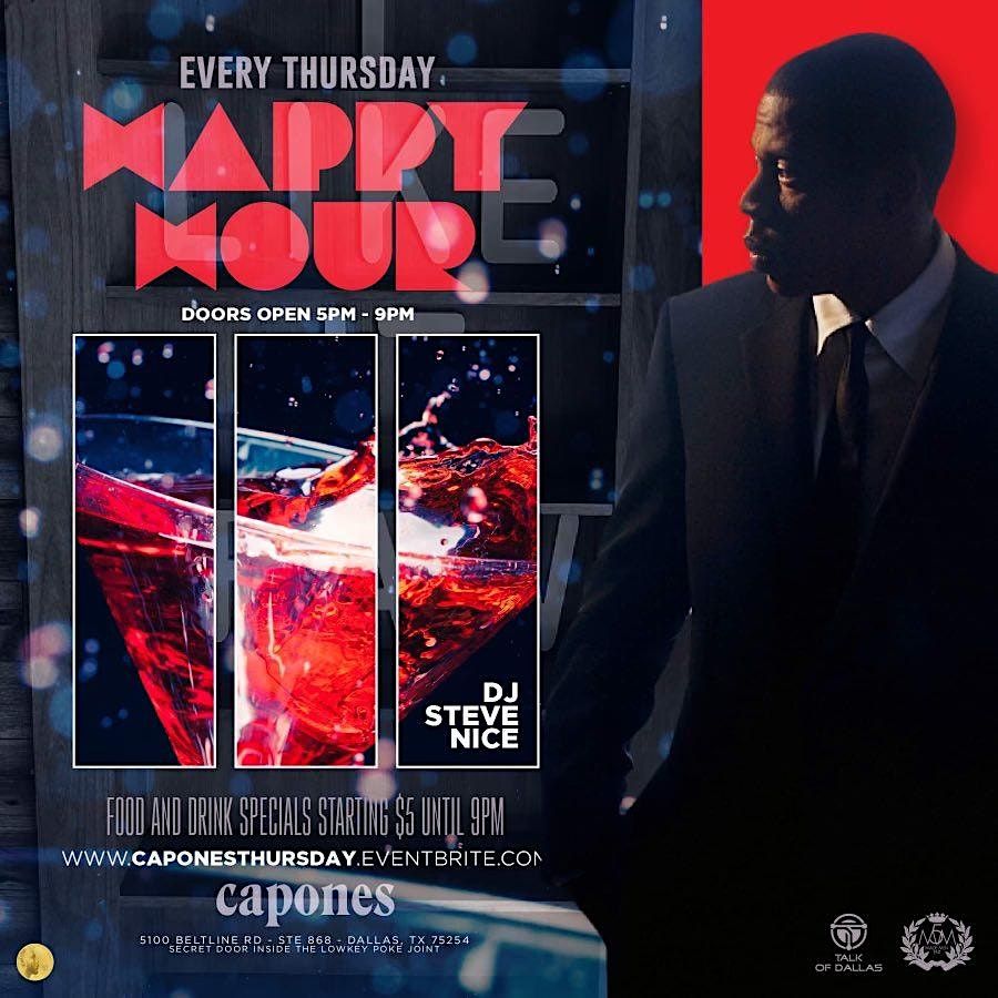CAPONES SPEAKEASY HAPPY HOUR w/ K104 DJ STEVE NICE (EVERY THURSDAY), The Lowkey Poke Joint