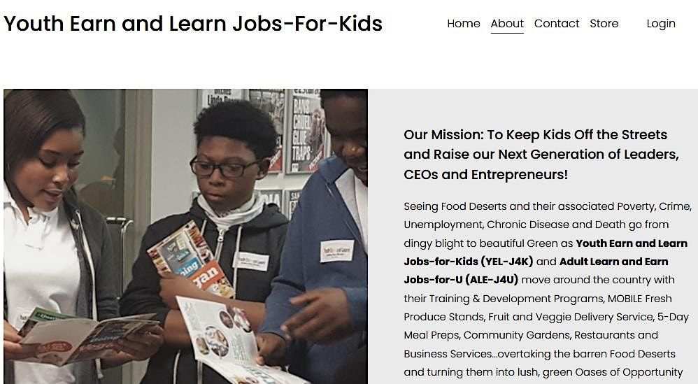 Youth Earn and Learn Jobs-for-Kids Holds Meal Prepping Made Easy ...