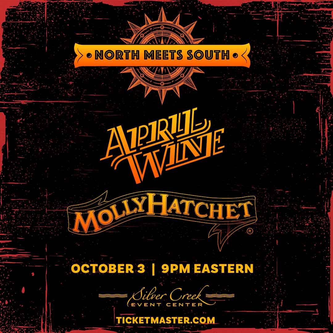 April Wine and Molly Hatchet at Silver Creek Event Center at Four Winds, 3 October | Event in New Buffalo