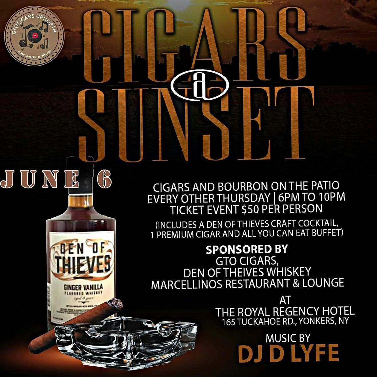 Copy of Cigar Dinner, Marcellino's Restaurant & Lounge, Yonkers, 6 June