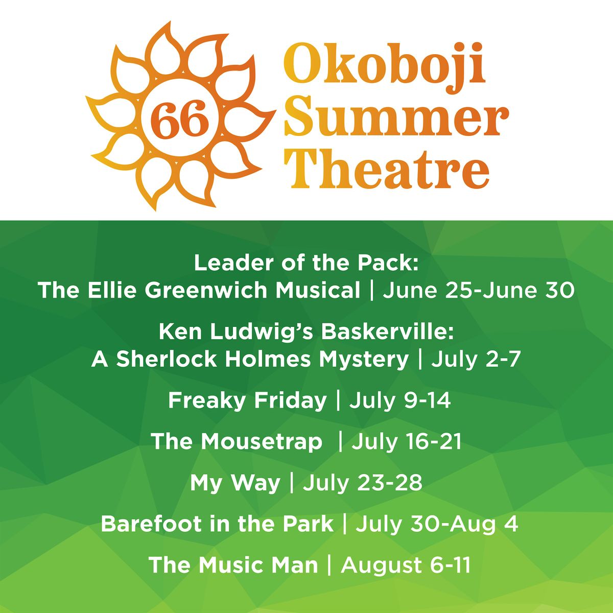 The Music Man Saturday Matinee, Okoboji Summer Theatre, 10 August 2025