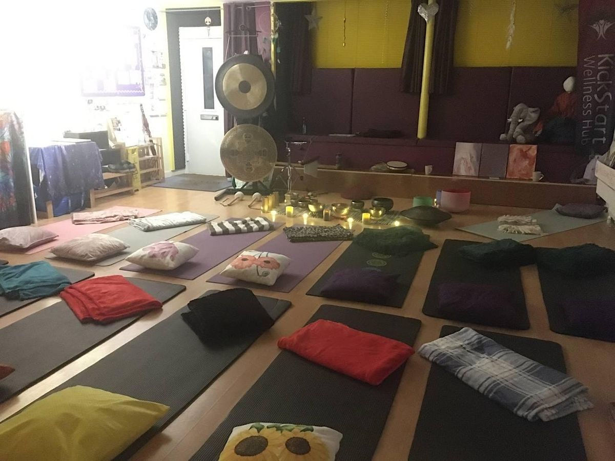 GREETLAND Gong soundbath relaxation, Kickstart Wellness Hub, Halifax