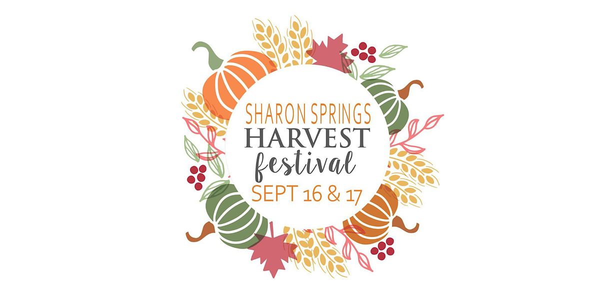 Annual Sharon Springs Harvest Festival, Sharon Springs, 16 September