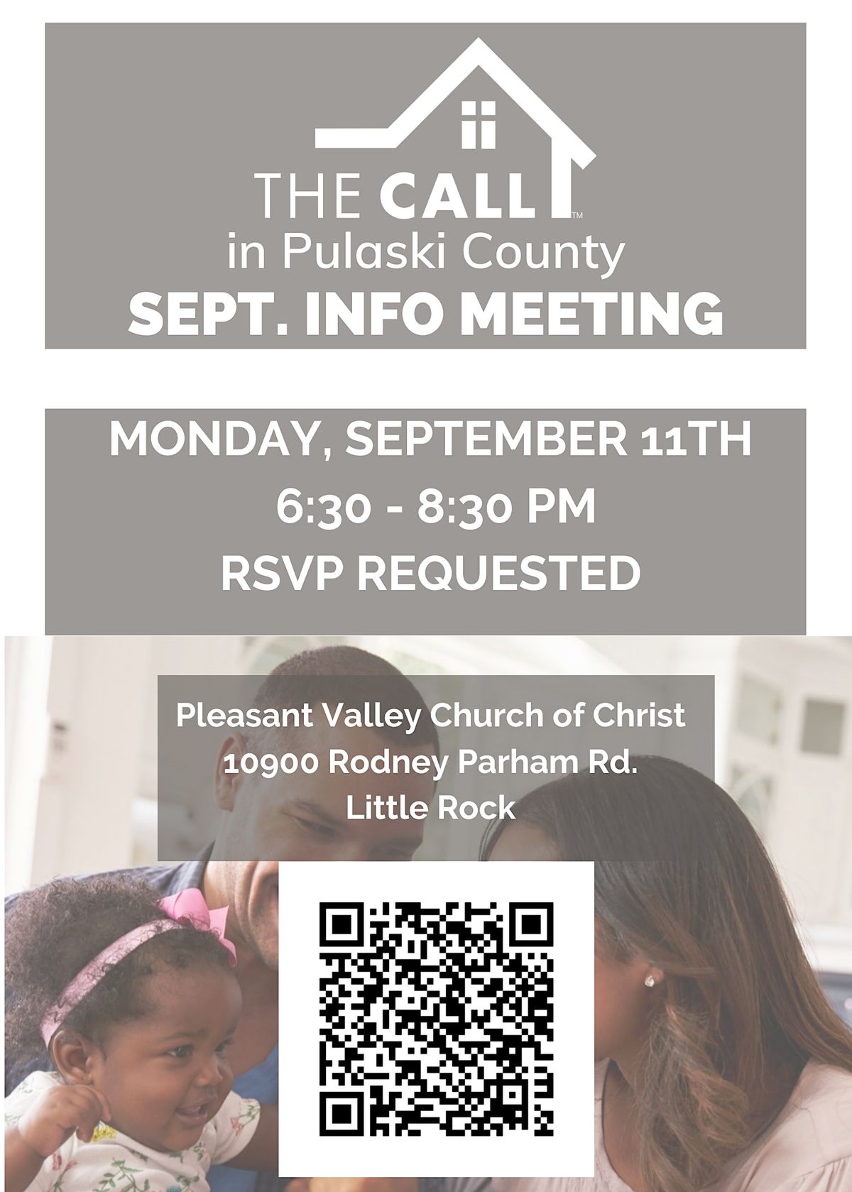 The CALL Information Meeting, Pleasant Valley Church of Christ, Little  Rock, September 11 2023 | AllEvents.in
