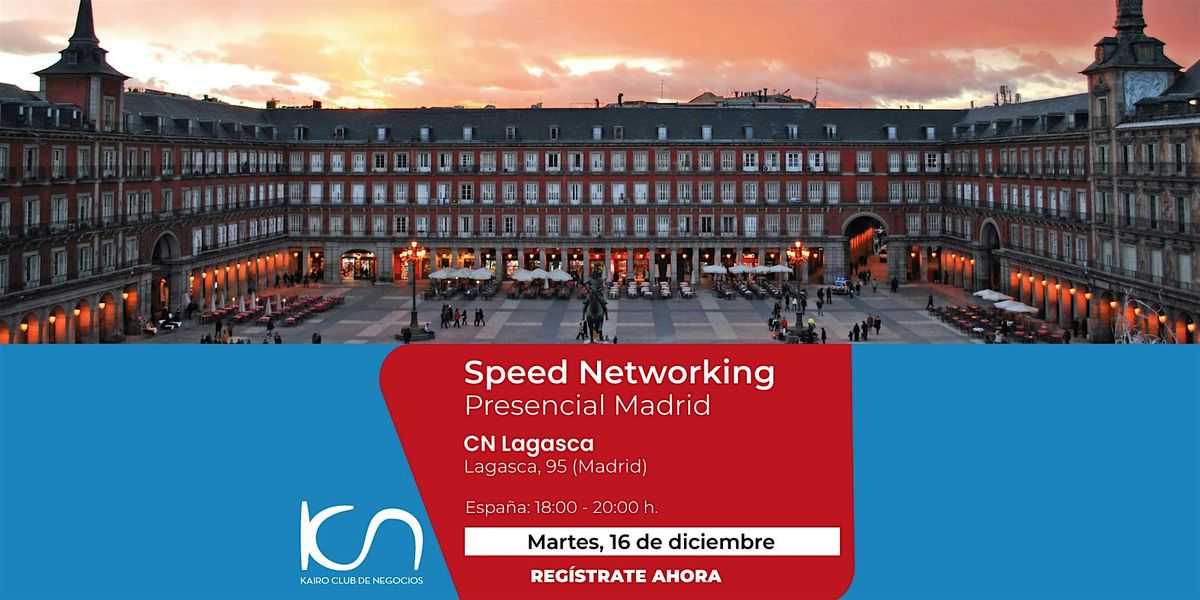 Speed Networking Presencial Madrid - 16 de diciembre, 16 December | Event in Madrid | AllEvents