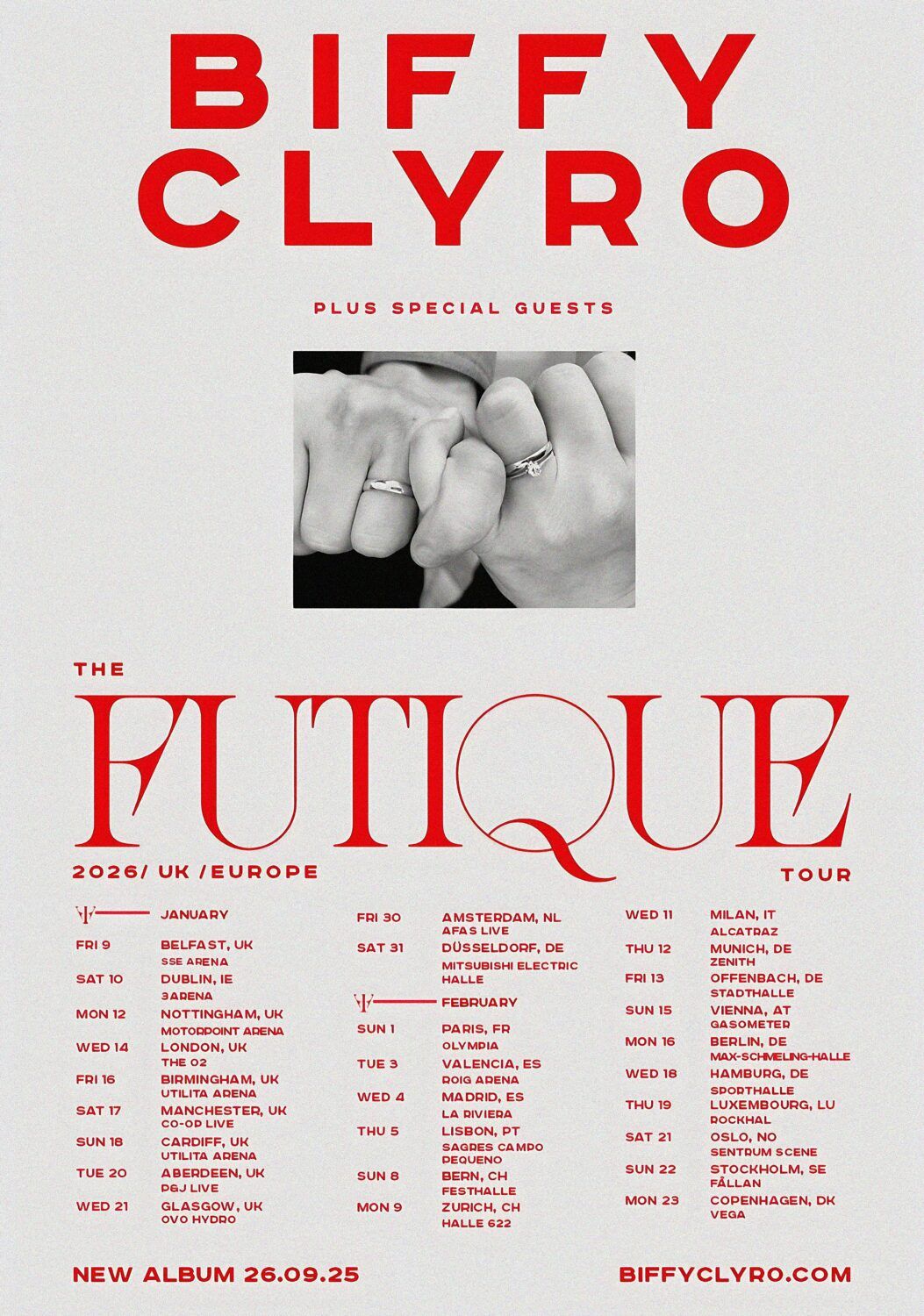 Biffy Clyro Amsterdam Tickets, 30 January | Event in Amsterdam | AllEvents