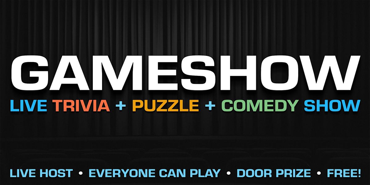 GAMESHOW:  a live trivia + puzzle + comedy show., 7 December | Online Event | AllEvents.in