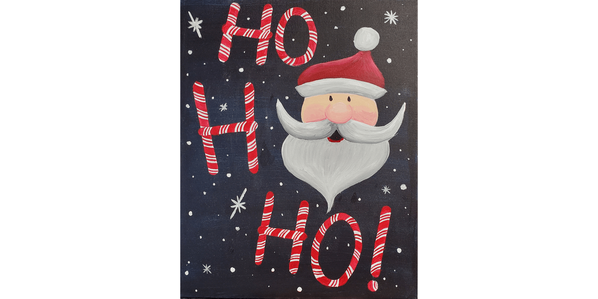 Candy Cane Santa - Paint and Sip in Phoenix | Classpop!™, 9 December | Event in Gilbert | AllEvents