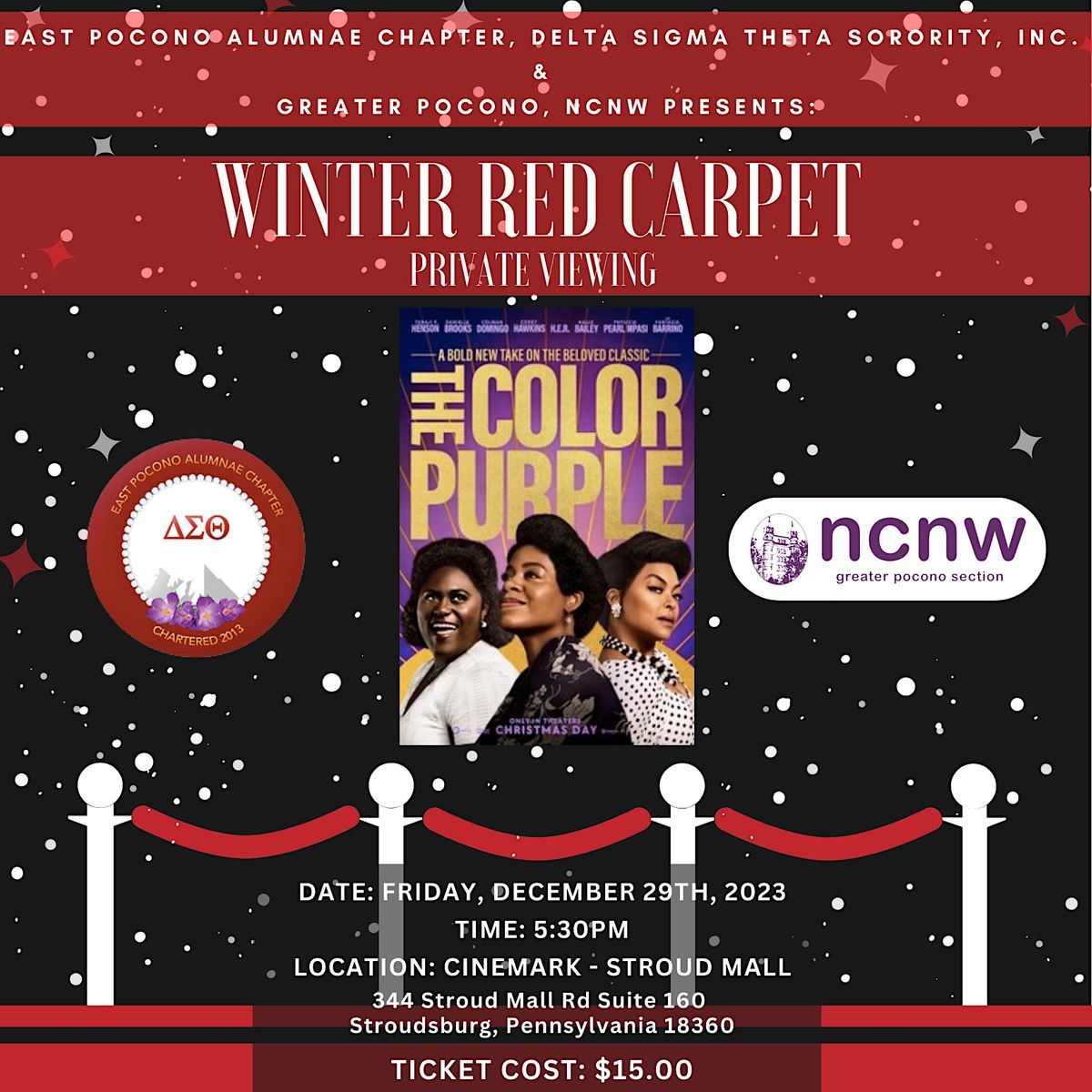 Copy of The Color Purple Winter Red Carpet Private Viewing, Cinemark