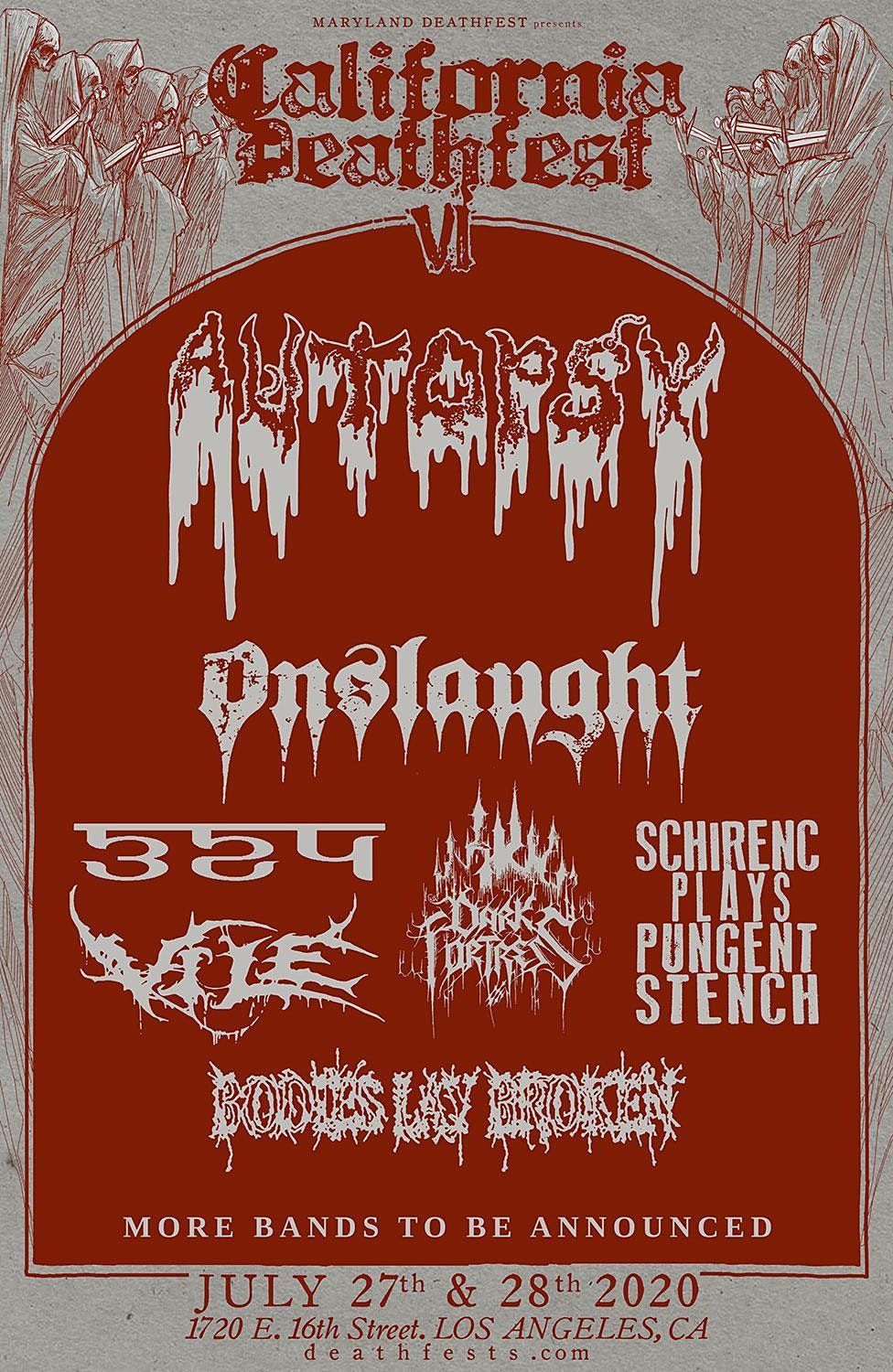 California Deathfest Vi 1720 E 16th St Los Angeles January 28 To January 30 Allevents In Moon Festival 2022 Los Angeles