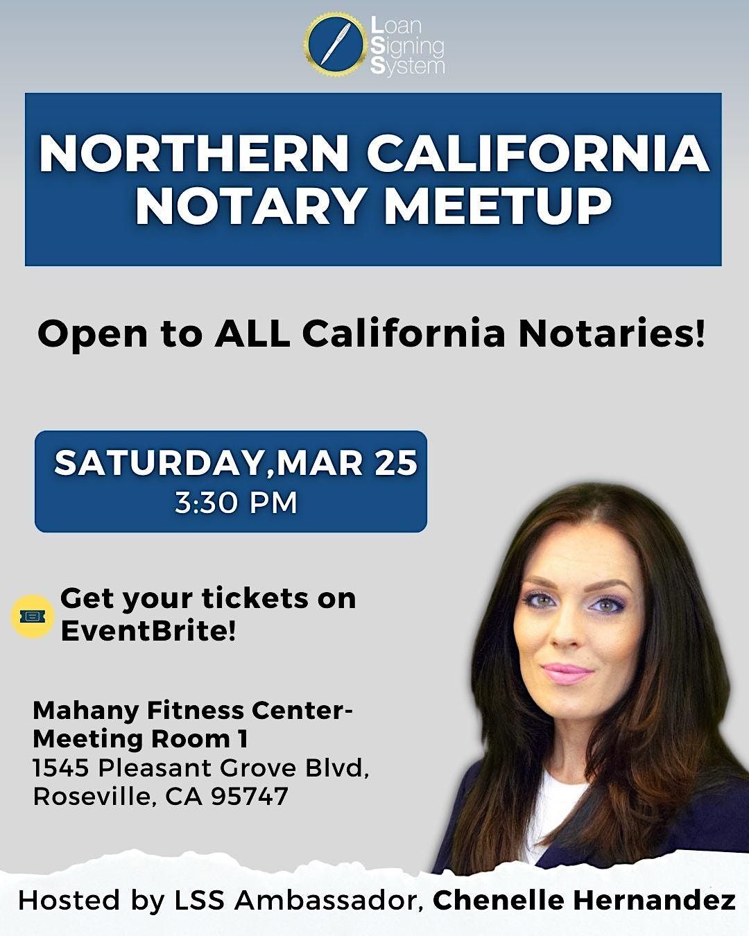 Northern California Notary Meetup, Mahany Fitness Center (formerly
