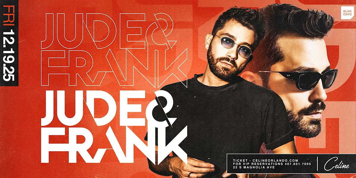 Jude & Frank on The Rooftop | Fri 12.19.25, 19 December | Event in Orlando | AllEvents