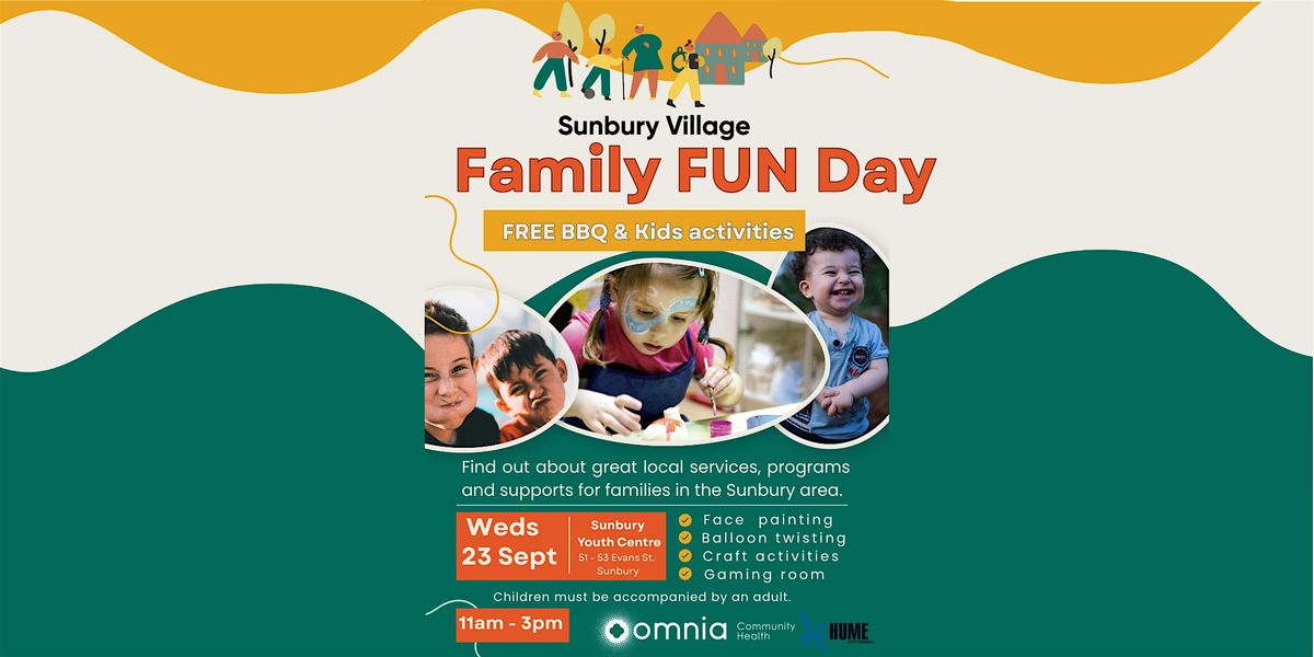 Sunbury Village Family Fun Day (12-17 yrs) - Spring School Holidays ...