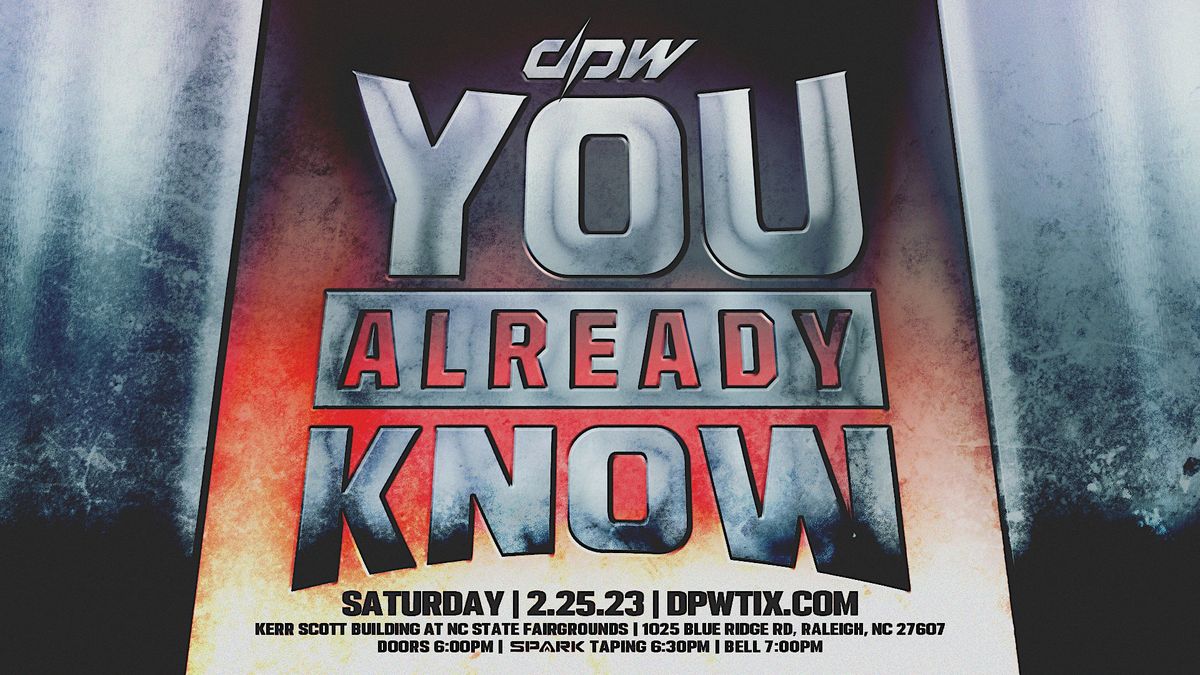 DPW presents "DPW You Already Know", Kerr Scott Building, Raleigh