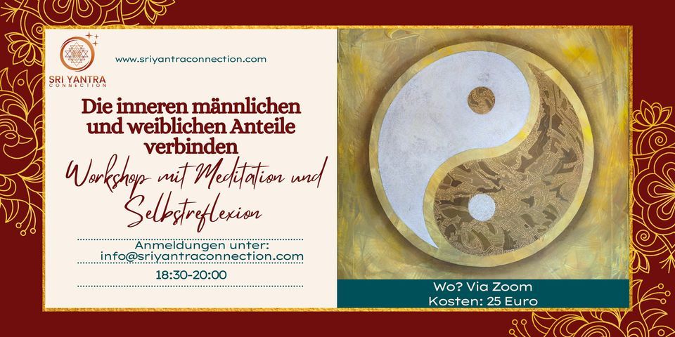 Die innere Ehe, Verbindung mit deinen inneren männchlichen und weiblichen Anteilen, May 3 2022 ...