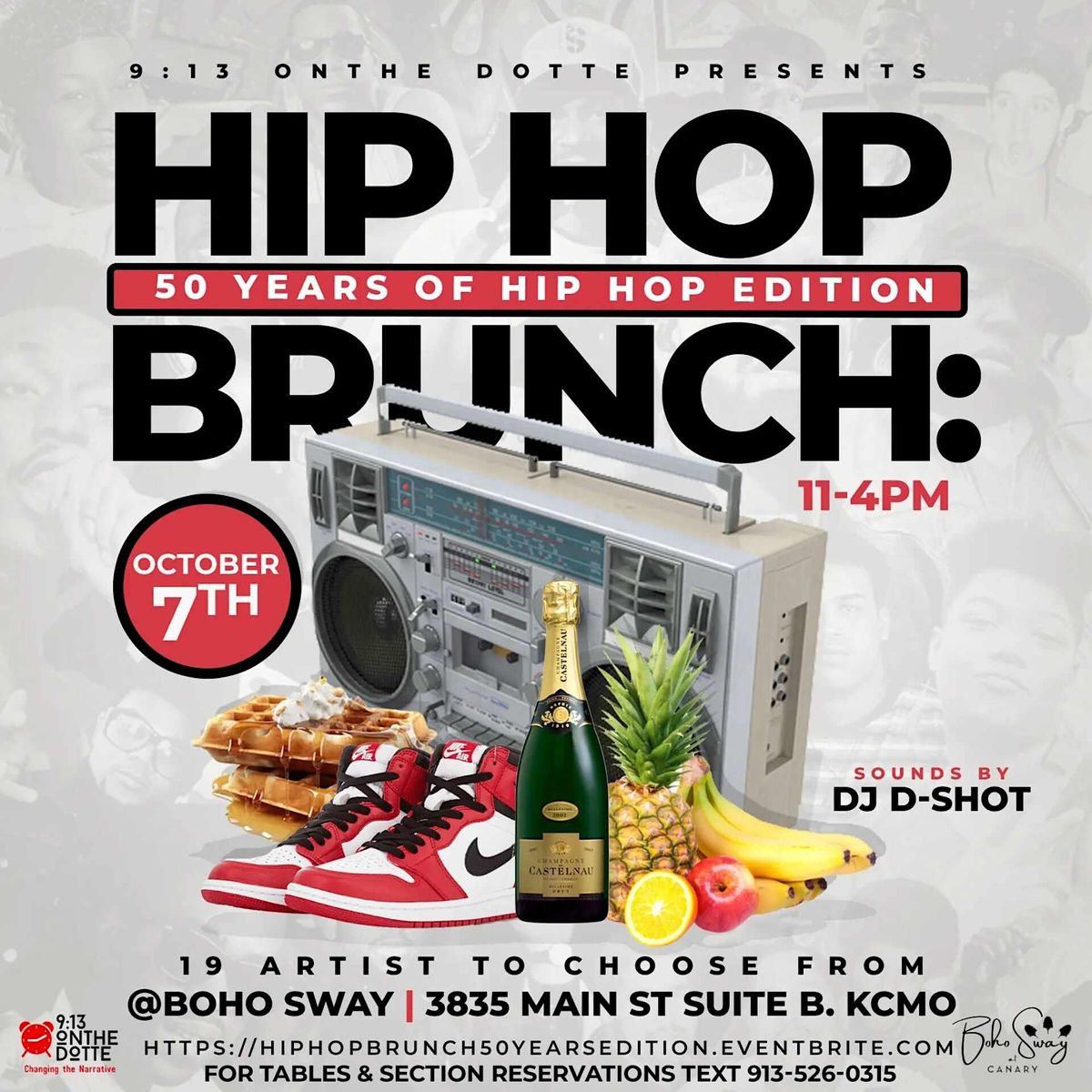 The Hip Hop Brunch 50 years of Hip Hop Edition, Boho Sway at Canary