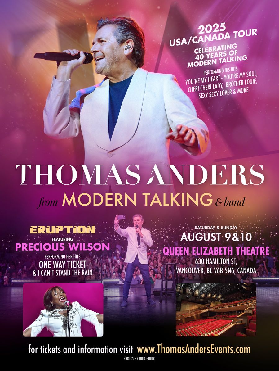 Thomas Anders, 16 August | Event in Lynn | AllEvents