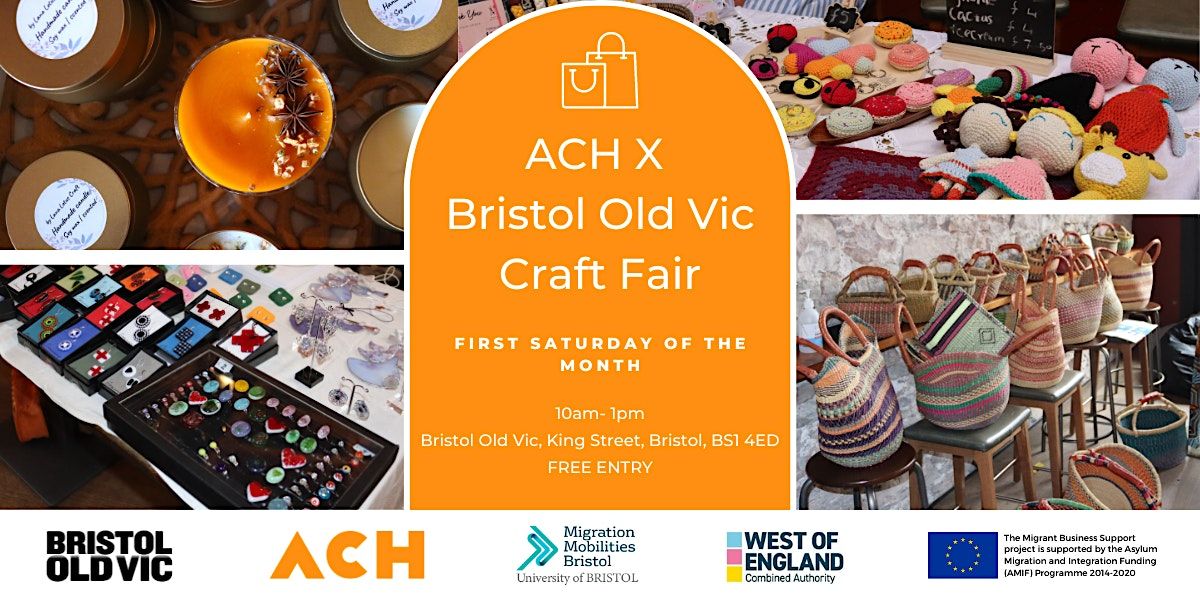 ACH x Bristol Old Vic Craft Fair, Bristol Old Vic, April 1 to December