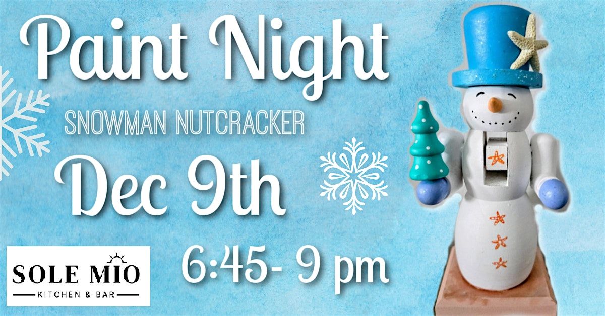 Snowman Nutcracker Paint Night, 9 December | Event in Boynton Beach | AllEvents