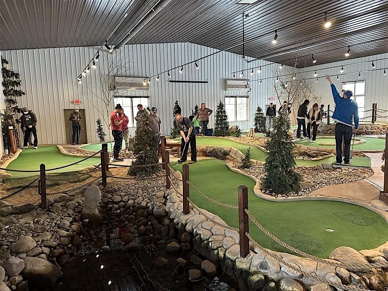 Coziest Mini Golf Open at Golf Zone Chaska, Minnesota