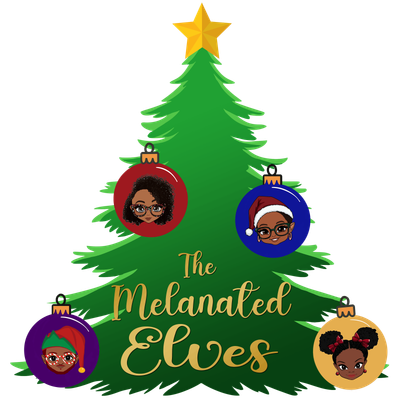 Melanated Elves logo