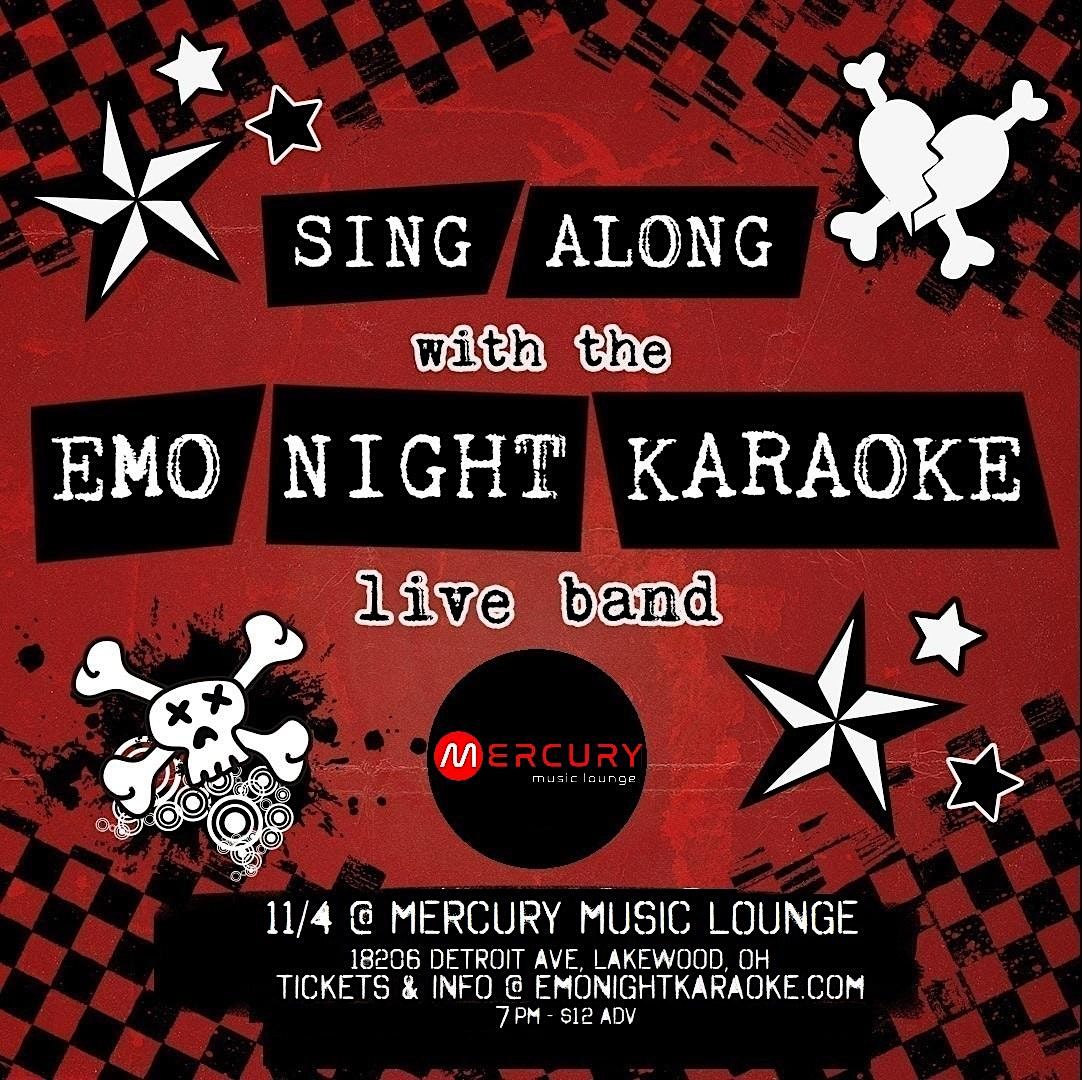 Emo Night Karaoke 11/4 Mercury Music Lounge, Mercury Music Lounge