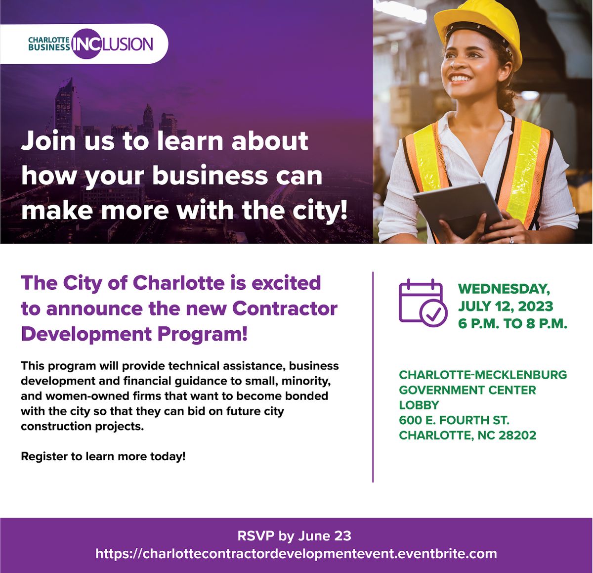 City Of Charlotte Contractor Development Program Kick Off Event city-of-charlotte-contractor-development-program-kick-off-event