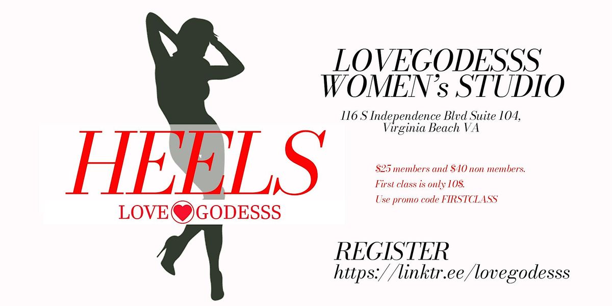 Heels Dance Class, Lovegodesss Women's Studio, Virginia Beach, September 8 2023 AllEvents.in