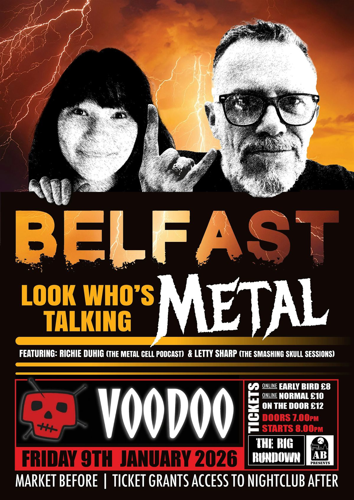 Look Who's Talking METAL: Voodoo - Belfast, 9 January | Event in Belfast | AllEvents