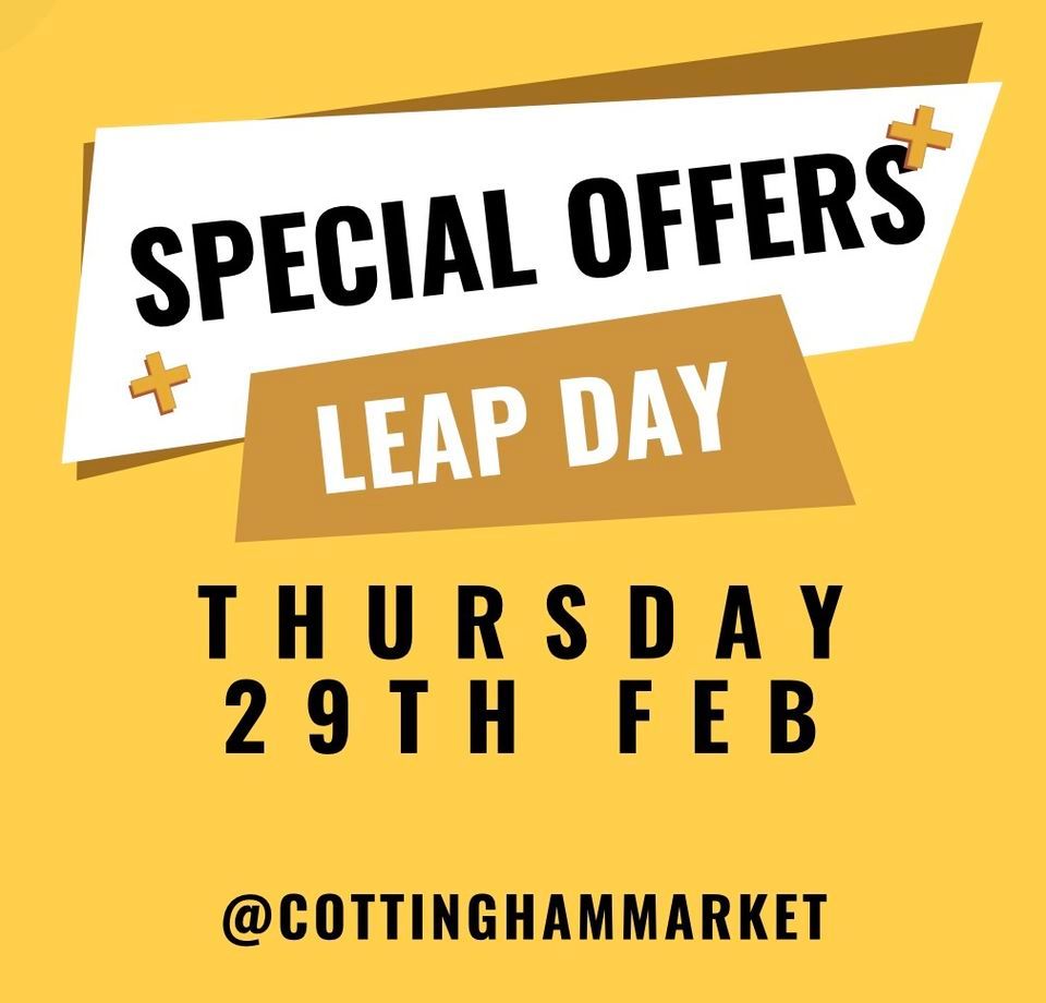 LEAP DAY MARKET SPECIAL OFFERS FOR ALL The Civic Hall Cottingham leap-day-market-special-offers-for-all-the-civic-hall-cottingham