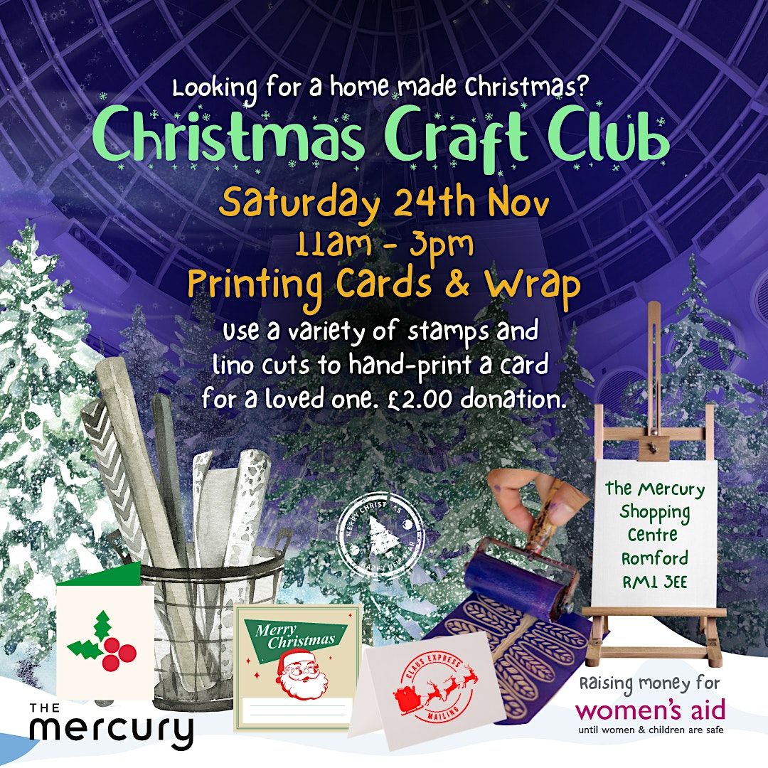 Christmas Craft Club Printed Cards and Wrap (Prebook), The Mercury