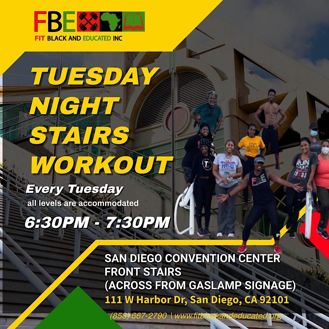 Tuesday Night Stairs Workout, San Diego Convention Center, 28 November