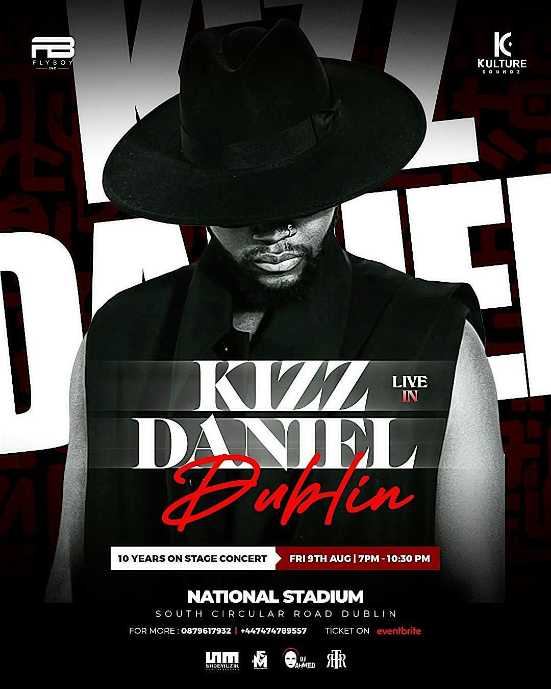 KIZZ DANIEL  live Dublin, 3 August | Event in Dublin 8 | AllEvents