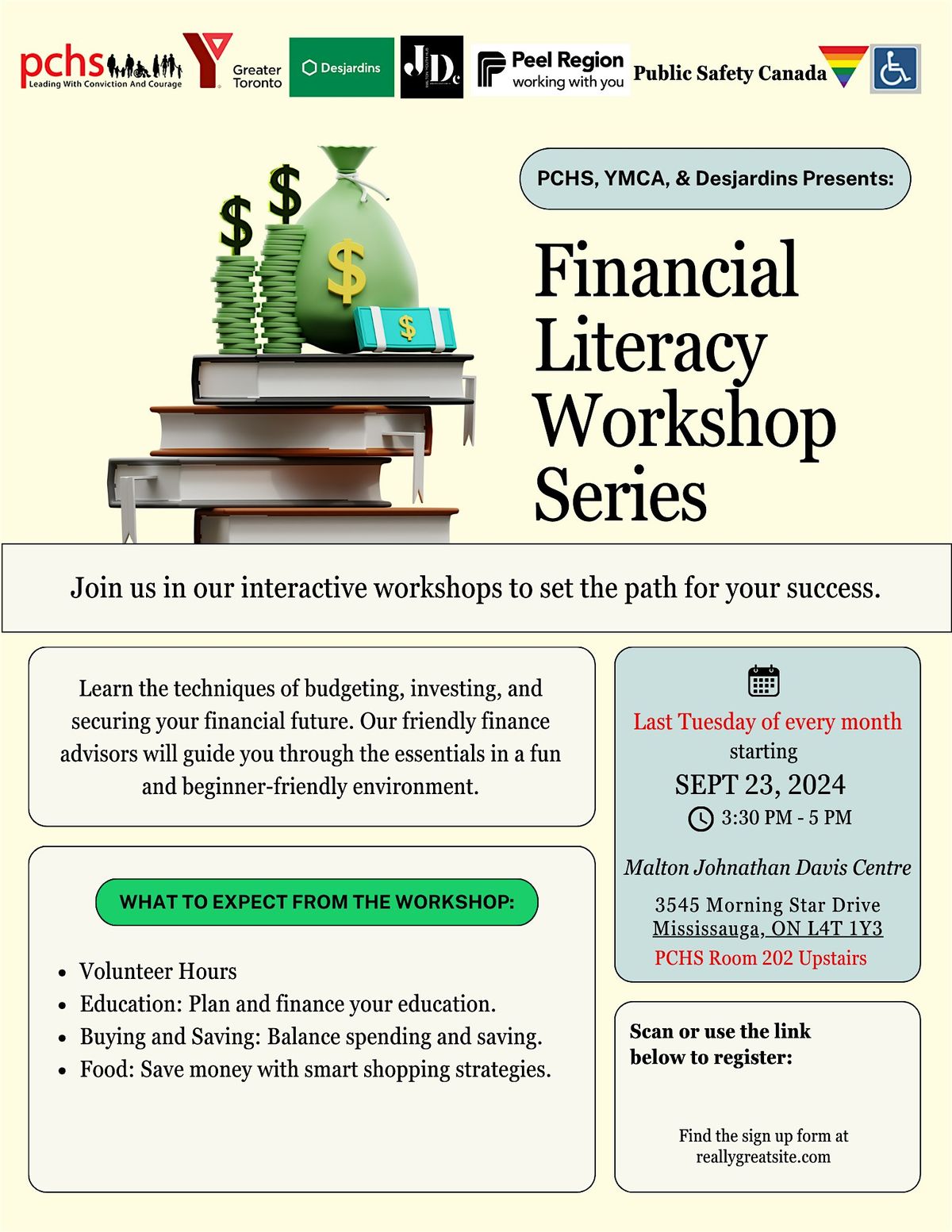 Financial Literacy Workshop Series | Event in Mississauga | AllEvents