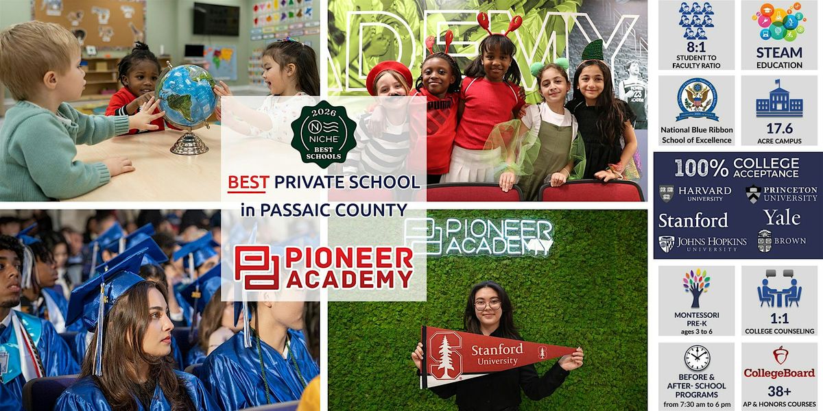 Pioneer Academy Open House  Grades PreK-12 Dec 13, 2025, 13 December | Event in Wayne | AllEvents