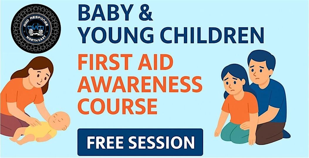 Baby & Young Children First Aid Awareness Course, 10 January | Event in North Shields | AllEvents