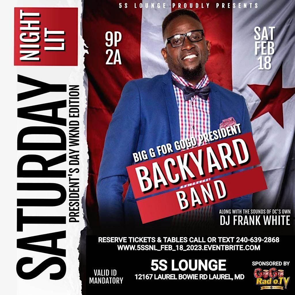The Back Yard Band Big G For GoGo President Saturday Night Lit (SNL