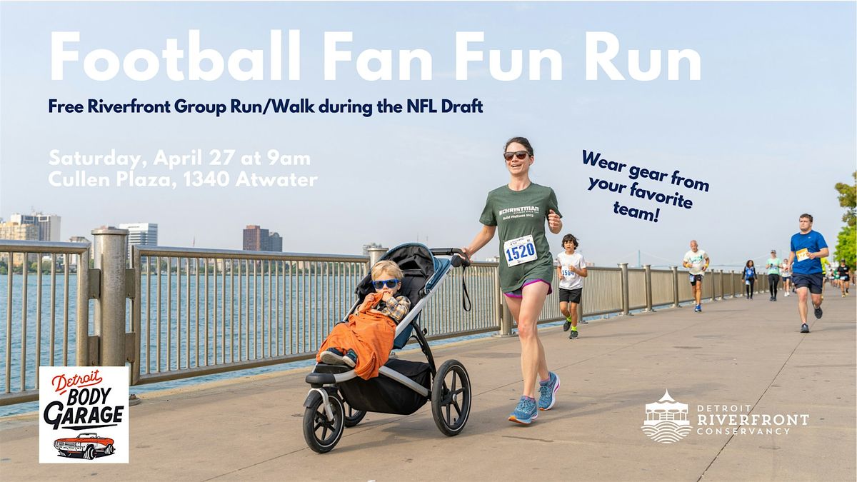 Football Fan Fun Run, Cullen Plaza, Detroit, 27 April 2024 AllEvents.in