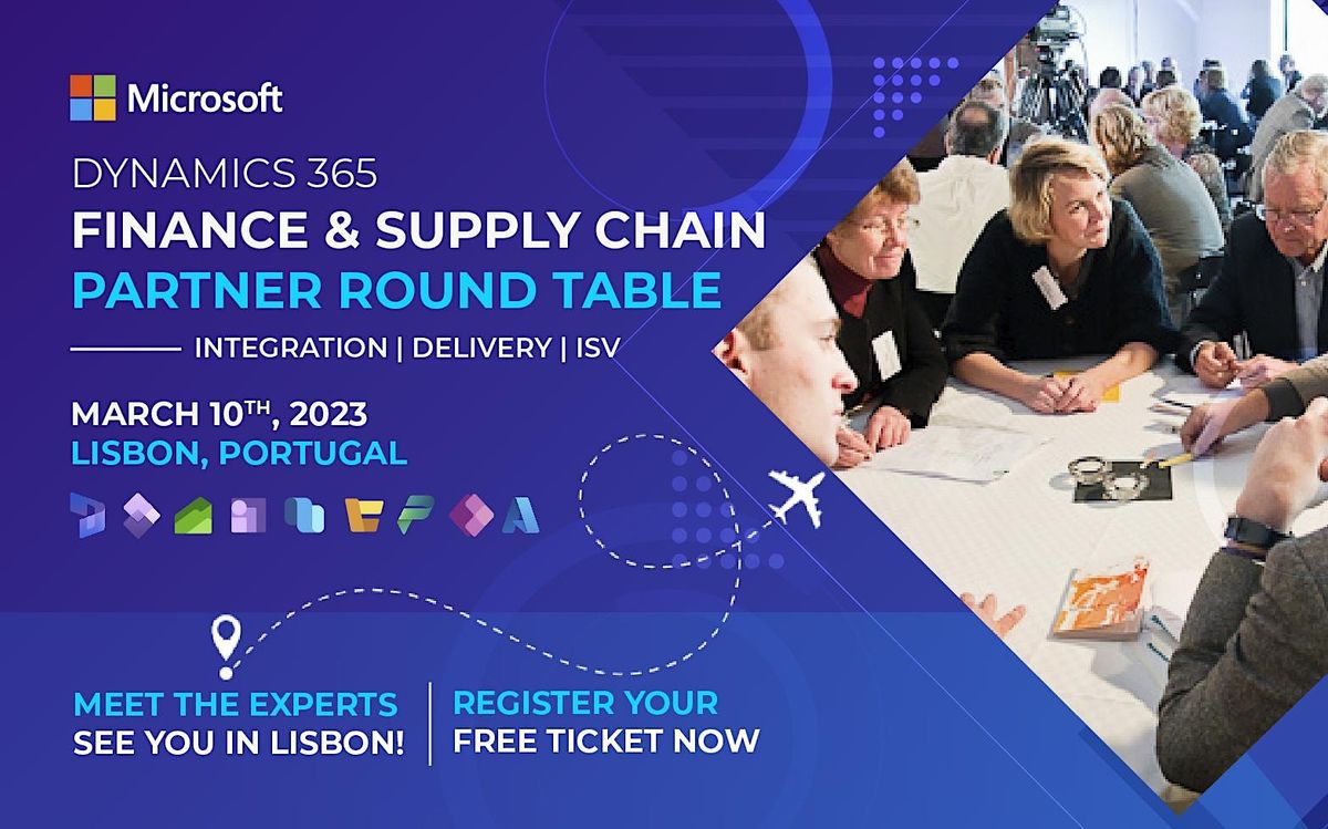 Dynamics 365 Finance & Operations Partner Round Table - 10th March ...