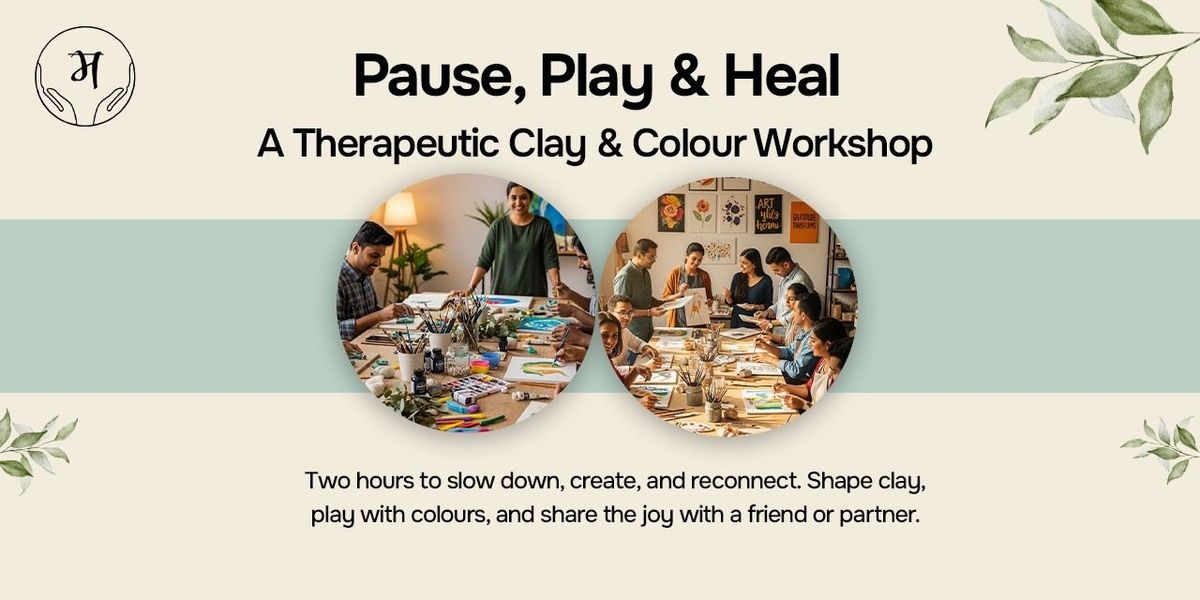 Therapeutic Clay & Art Workshop, 30 August | Event in Kolkata | AllEvents